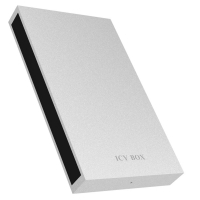 Icy Box IB-240StU3 Box Esterno per HD SATA 2.5 pollici USB 3.0 - Argento