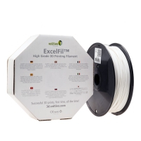 Voltivo ExcelFil Filamento Stampa 3D, ABS, 3mm - Bianco