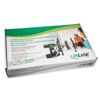 InLine Supporto a muro per Monitor/TV LCD 81-177cm (32-70 pollici)