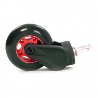 AKRacing Rollerblade Casters, Set 5 Pezzi - Rosso