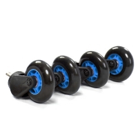 AKRacing Rollerblade Casters, Set 5 Pezzi - Blu