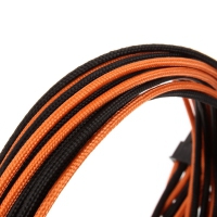 CableMod SE-Series XP2 / XP3 / KM3 / FL2 BASIC Cable Kit - Nero/Arancione