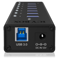 Icy Box IB-AC618 HUB USB 3.0 a 7 Porte