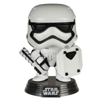 Star Wars Episode VII POP! Vinyl Bobble-Head First Order Stormtrooper with Shield - 9 cm