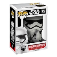 Star Wars Episode VII POP! Vinyl Bobble-Head First Order Stormtrooper with Shield - 9 cm