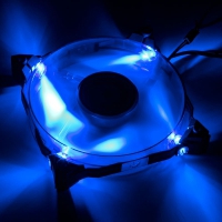 BitFenix Spectre Xtreme 120mm Fan, Frame Nero - LED Blu