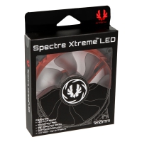 BitFenix Spectre Xtreme 120mm Fan, Frame Nero - LED Rosso