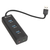 Icy Box IB-AC619 HUB USB 3.0 a 3 Porte - Nero