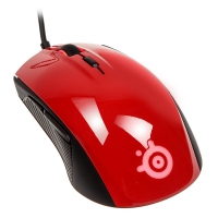 SteelSeries Rival 100 Optical Gaming Mouse - Forged Red