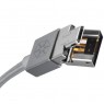Silverstone SST-CPU02C Cavo 2in1 Micro USB / USB A, Micro-B, Antracite - 1m
