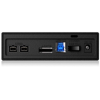 Raidon GT1670-WSB3 Box Esterno 2.5/3.5 pollici con USB 3.0/eSATA/FireWire 800 - Nero