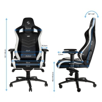 noblechairs EPIC Gaming Chair - SK Gaming Edition - Nero/Bianco/Blu