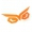 Adesivo Asus Strix Logo, 80x30 mm - Arancione
