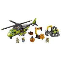 LEGO City Volcano Explorers - Elicottero dei rifornimenti vulcanico