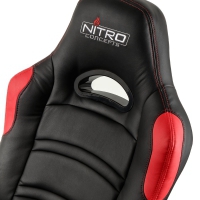 Nitro Concepts C80 Comfort Gaming Chair - Nero/Rosso