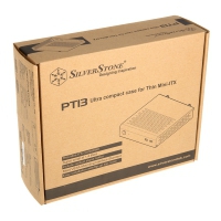 Silverstone SST-PT13B Petit Thin Mini-ITX con PSU da 120W - Nero
