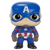 Captain America Civil War POP! Vinyl Bobble-Head Captain America - 10 cm
