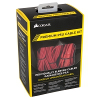 Corsair Premium Sleeved PSU Cable Pro Kit, Type 4 (Generation 3) - Rosso