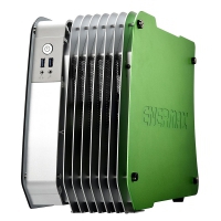 Enermax SteelWing - Verde con Finestra in vetro Temperato