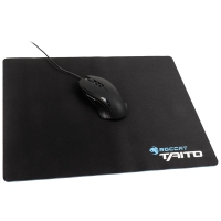 Roccat Taito 2017 Shiny Black Gaming Mousepad, Mid-Size - 3mm