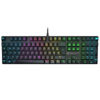 ROCCAT Suora Gaming Keyboard, TTC Brown, RGB - Nero