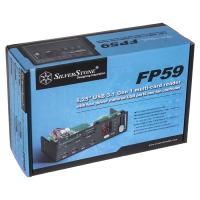 Silverstone SST-FP59B USB 3.1 Card Reader 5.25 - Nero