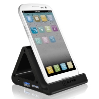Icy Box IB-AC6402 Supporto Tablet/SmartPhone con HUB USB 3.0