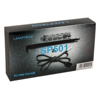 Lamptron SP501 PWM Hub per Slot PCI - Nero