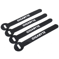 Gigabyte fascette in Velcro - Kit 4 Pezzi