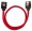Corsair Premium Sleeved SATA Cable - SATA 6Gbps 30cm, Rosso