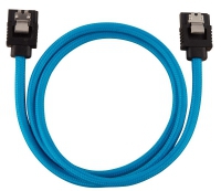 Corsair Premium Sleeved SATA Cable - SATA 6Gbps 60cm, Blu