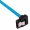 Corsair Premium Sleeved SATA Cable, 90 - SATA 6Gbps 30cm, Blu