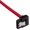 Corsair Premium Sleeved SATA Cable, 90 - SATA 6Gbps 60cm, Rosso
