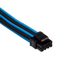 Corsair Premium Sleeved EPS12V CPU cable, Type 4 (Generation 4) - Blu/Nero
