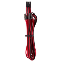 Corsair Premium Sleeved Split PCIe cable, Type 4 (Generation 4) - Rosso/Nero