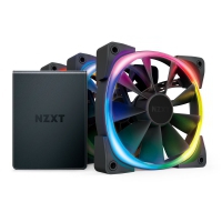 NZXT Aer RGB 2 Triple Starter, Ventole LED RGB, Kit 3 pezzi + Controller - 120mm