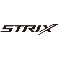 Adesivo Asus Strix Logo, 80x10 mm - Nero