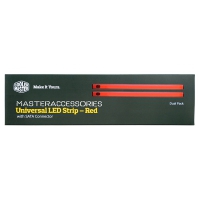 Cooler Master Universal Magnetic LED Strip, 2 Pezzi - Rosso
