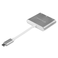 Silverstone SST-EP08C Adattatore USB 3.1 Type C / HDMI 4K / USB Type A