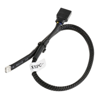 XSPC Single 2x5x5mm LED 4-Pin Wire - RGB