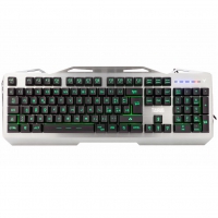 iTek TAURUS T17 Metal Gaming Keyboard, Argento - Layout ITA