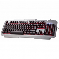 iTek TAURUS T21 Metal Gaming Keyboard, Argento - Layout ITA