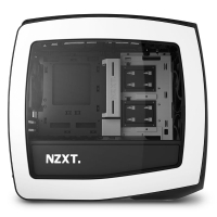 NZXT Manta Case Mini-ITX - Bianco/Nero con Finestra