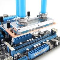 XSPC Neo Memory WaterBlock & Side Plate Set / 2 Moduli RAM - Cromato