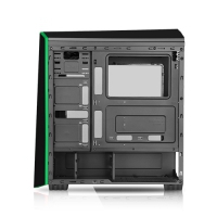 iTek Case ORIGIN Green - Nero/Verde con Finestra