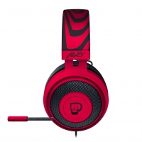 Razer Kraken Pro V2 Headset - Oval, Neon Red, PewDiePie Edition