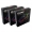 XSPC Ventole RGB PWM 2.200 RPM, 5V/3 Pin Addressable RGB, Kit 3 Pezzi - 120mm