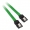 BitFenix Cavo SATA 3 75cm - sleeved Verde/Nero