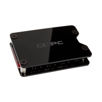 XSPC Splitter RGB Digitale 8 Porte, Addressable RGB, SATA Powered - Nero