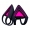 Razer Kitty Ears per Razer Kraken - Purple